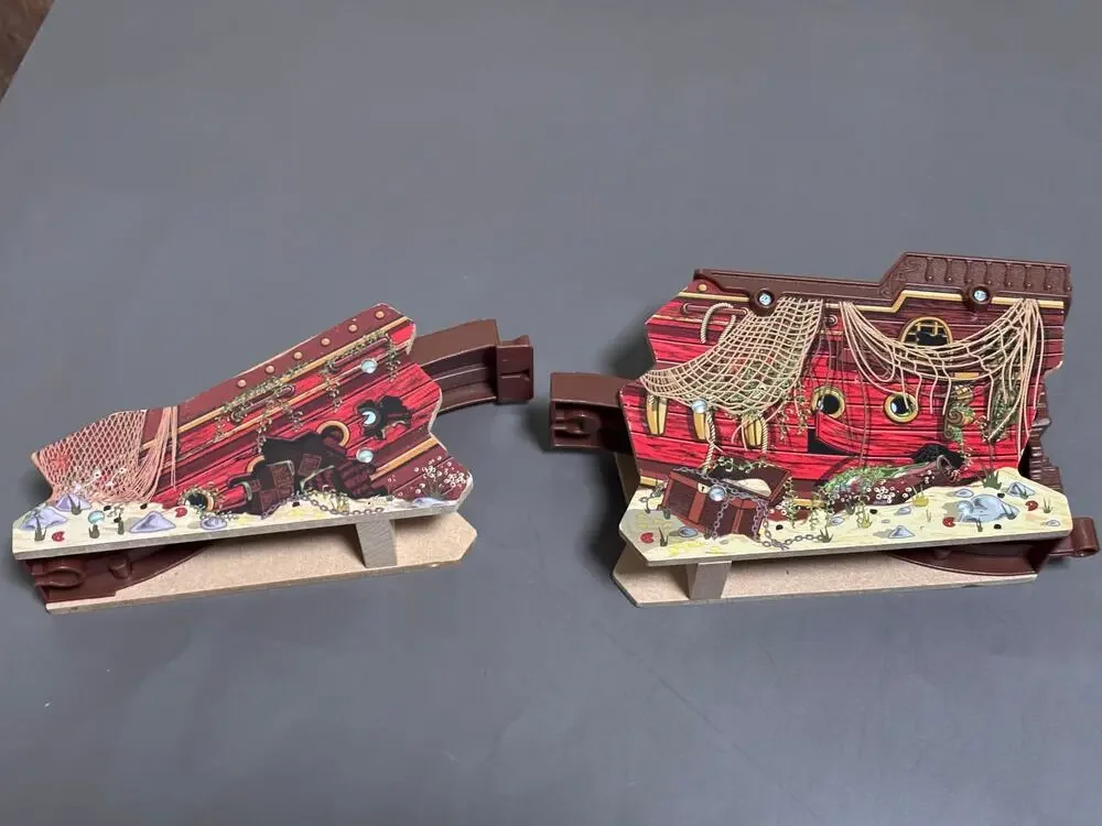 Thomas & Friends Wooden Railway Pirate Ship Track 2012 Replacement Pieces Mattel